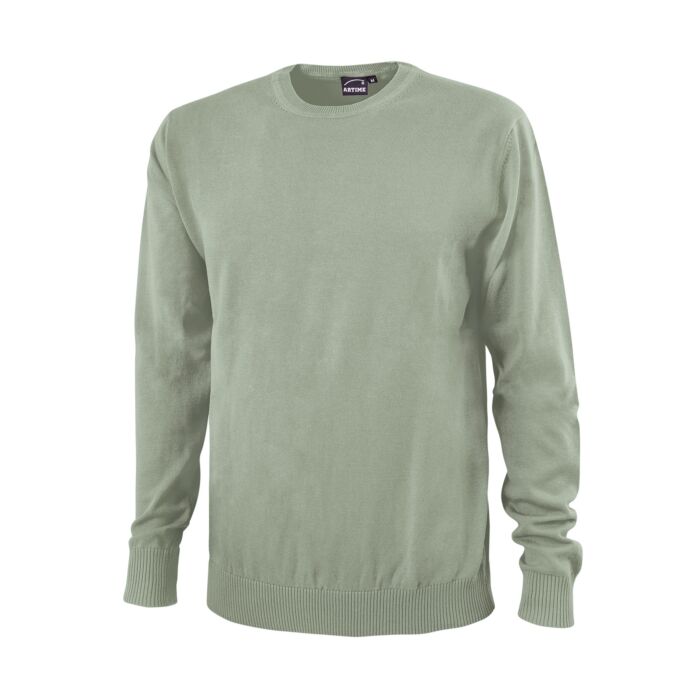 Rundhals-Pullover Baumwolle