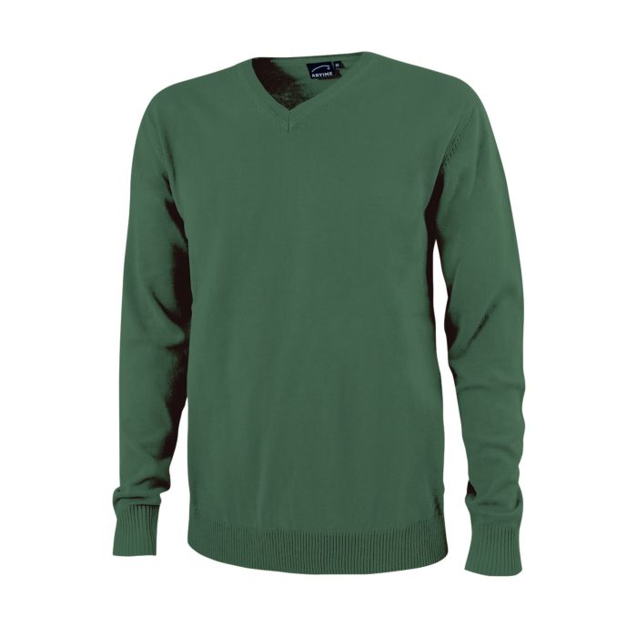 Image of Artime V-Neck-Pullover, grün meliert bei Lehner Versand Schweiz