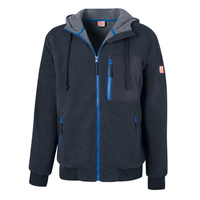 Image of Orix Faserpelz-Jacke mit Kapuze, anthrazit, XXL bei Lehner Versand Schweiz