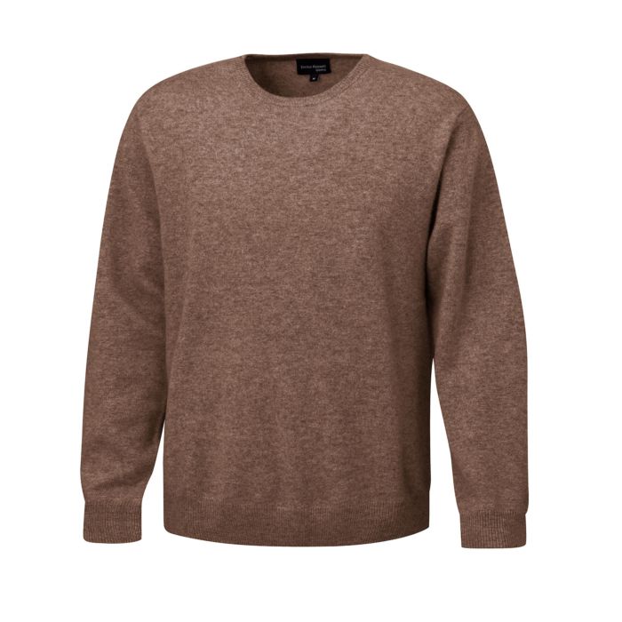 Image of Enrico Rosselli Herren Cashmere Rundhalspullover, braun, XXL bei Lehner Versand Schweiz