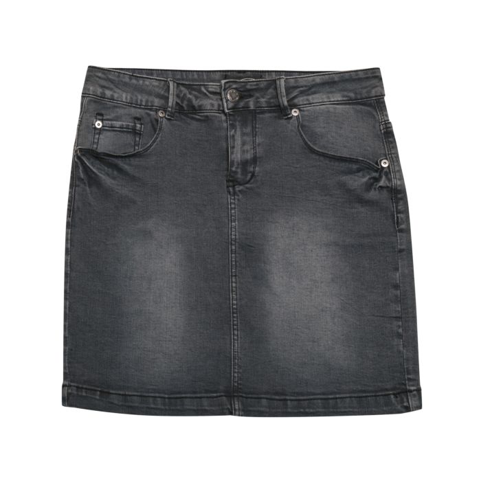 Image of Artime Jeans-Jupe Stretch im 5-Pocket-Style, black denim, 36 bei Lehner Versand Schweiz