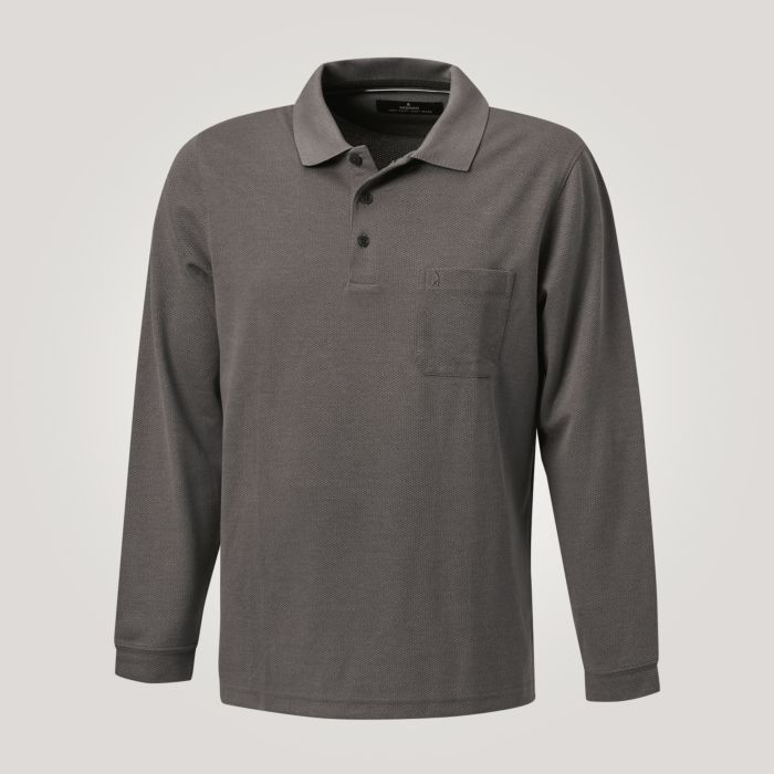 Image of Ragman Poloshirt mit Fishnet-Design Herren, dunkelgrün, XXL bei Lehner Versand Schweiz