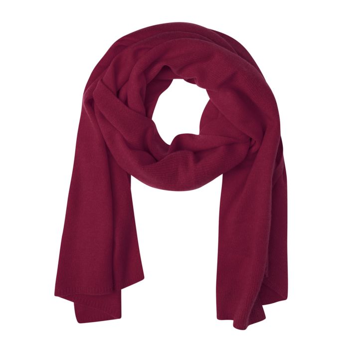 Image of Enrico Rosselli Damen Cashmere Schal bordeaux bei Lehner Versand Schweiz