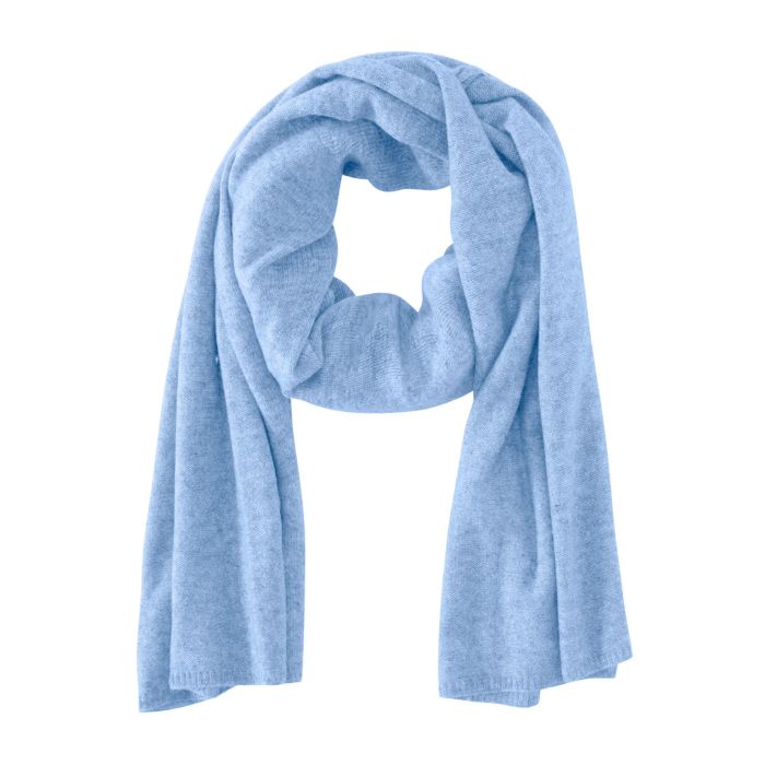 Image of Enrico Rosselli Damen Cashmere Schal eisblau bei Lehner Versand Schweiz