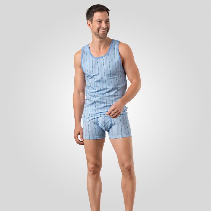 Débardeur homme avec motifs edelweiss
