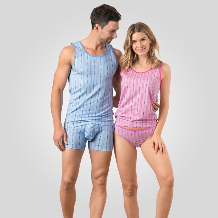 Débardeur homme avec motifs edelweiss