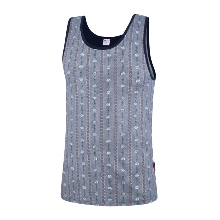 Image of ISA Herren Edelweiss Shirt ohne Ärmel, dunkelblau, XL bei Lehner Versand Schweiz