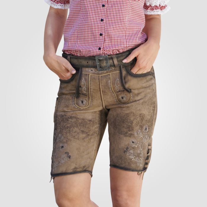 Image of Damen Trachtenlederhose hellbraun, 34 bei Lehner Versand Schweiz