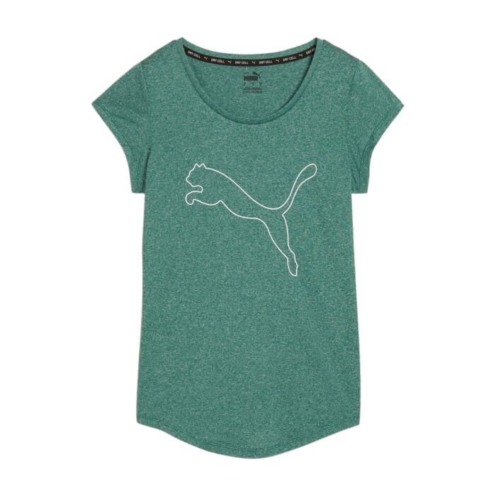 PUMA Damen T-Shirt Performance Heather Cat Tee main product photo