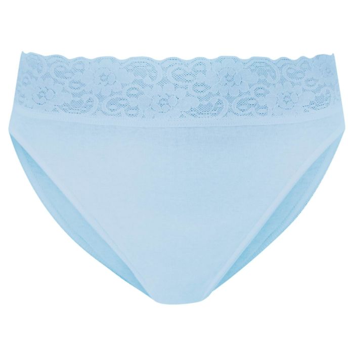 Image of Calida Slip mit Spitzenbund, hellblau, XS bei Lehner Versand Schweiz