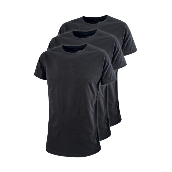 Herren Rundhalsshirt 3er Pack