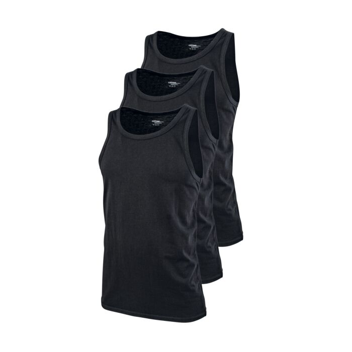 Lot de 3 maillots pour hommes, en coton