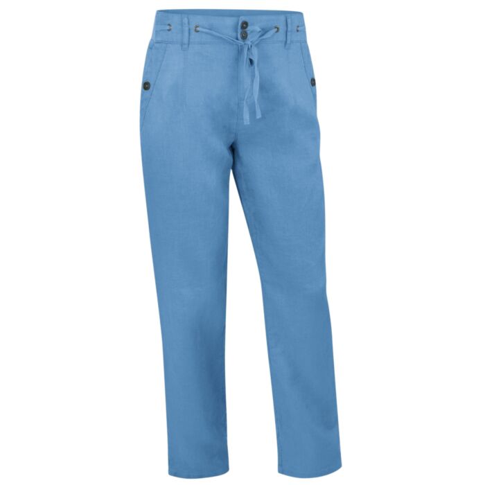 Damen Leinen-Hose mit Taschen