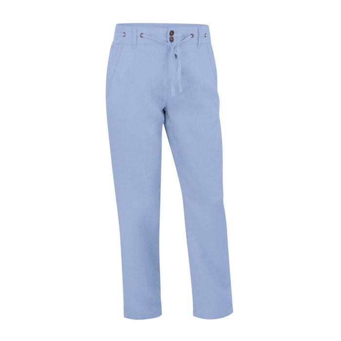 Image of Artime Damen Leinen-Hose mit Taschen, hellblau, 40 bei Lehner Versand Schweiz