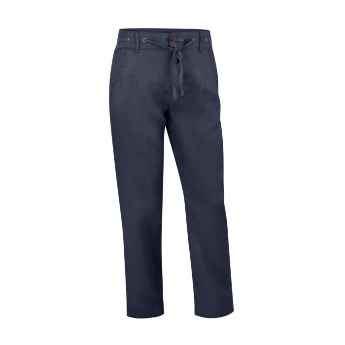 Damen Leinen-Hose mit Taschen