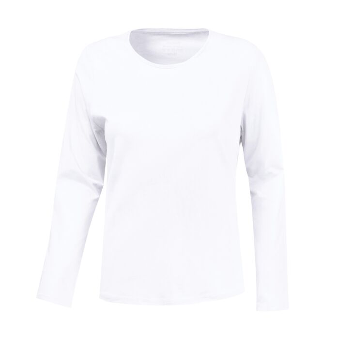 Basic Langarm-Shirt uni