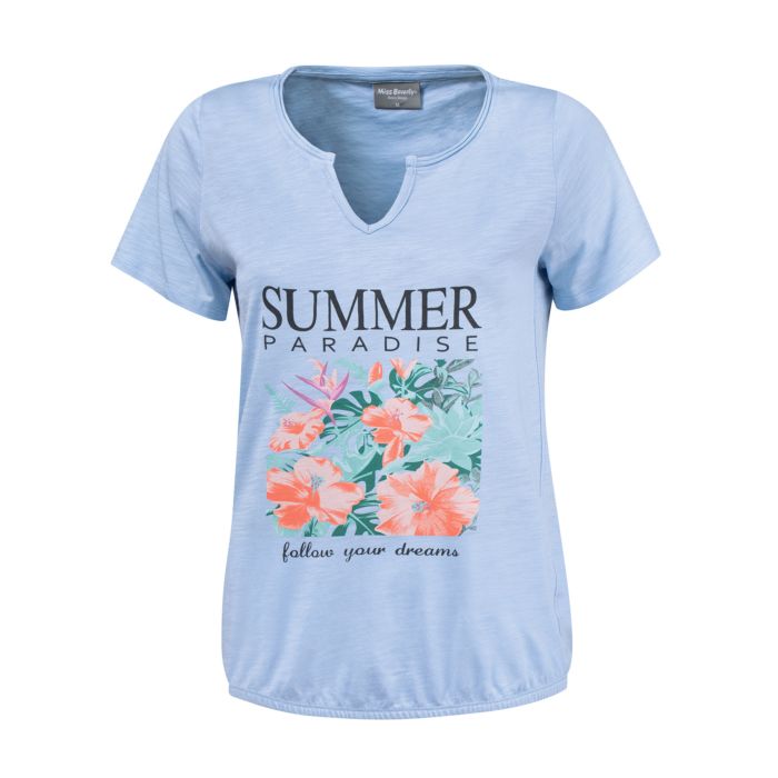 Image of Miss Beverly T-Shirt mit Elastbund, hellblau, XL bei Lehner Versand Schweiz
