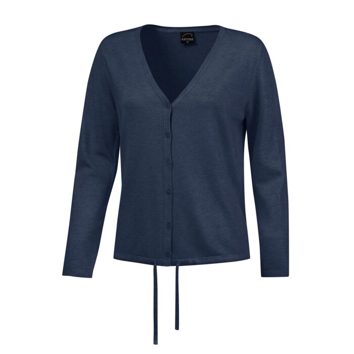 V-Neck Cardigan geknöpft