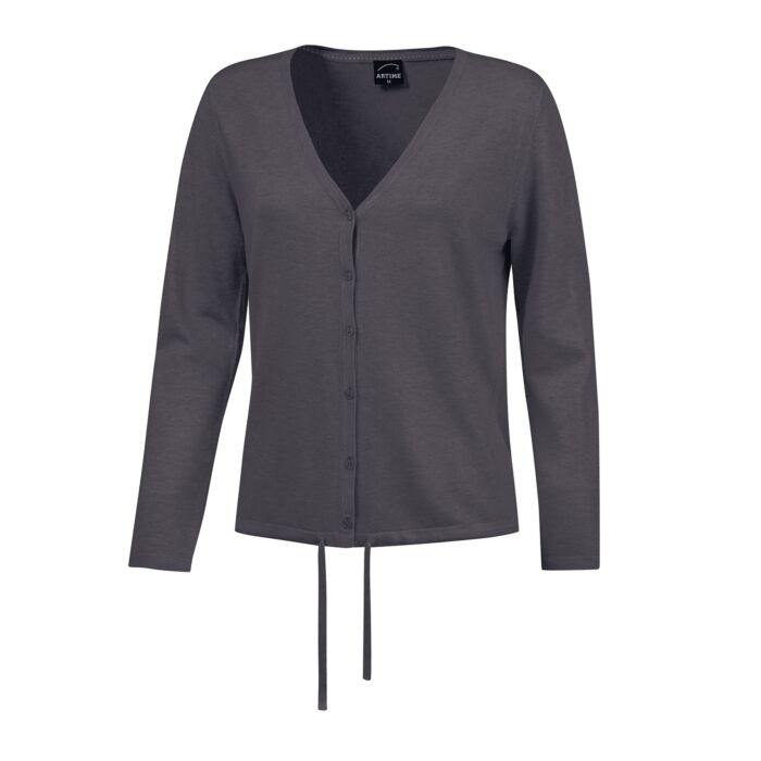 V-Neck Cardigan geknöpft
