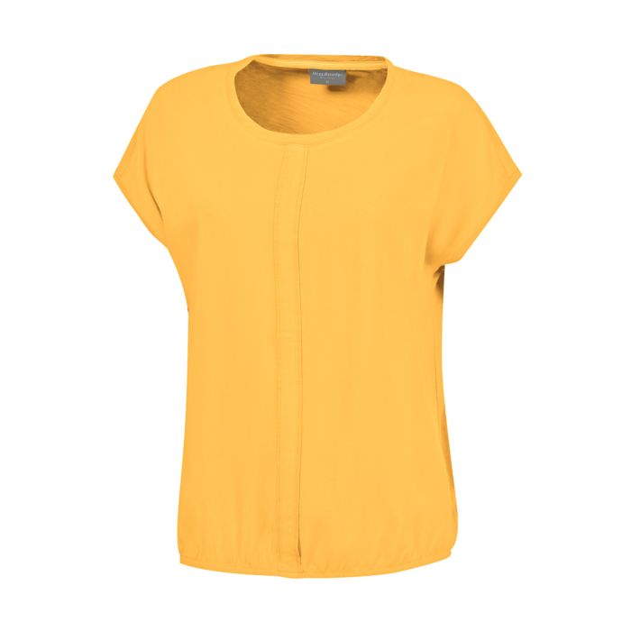 Image of Miss Beverly T-Shirt in Materialmix, curry, XL bei Lehner Versand Schweiz