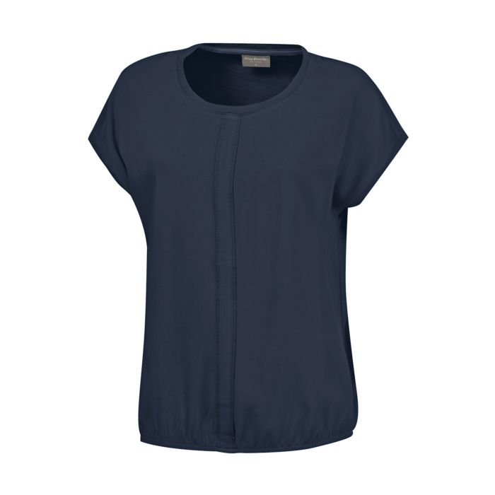 Image of Miss Beverly T-Shirt in Materialmix, marine, XXL bei Lehner Versand Schweiz