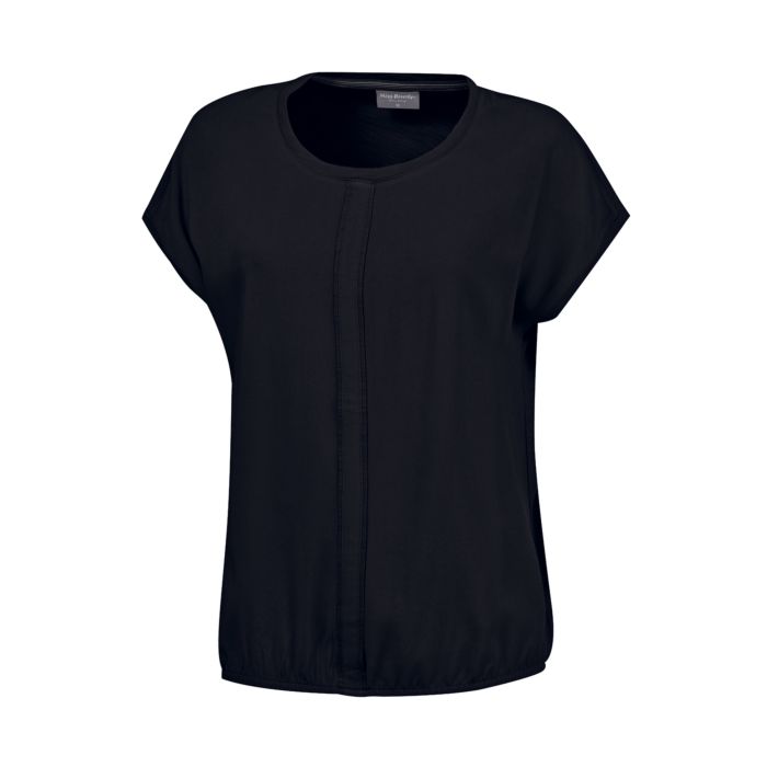 Image of Miss Beverly T-Shirt in Materialmix, schwarz bei Lehner Versand Schweiz