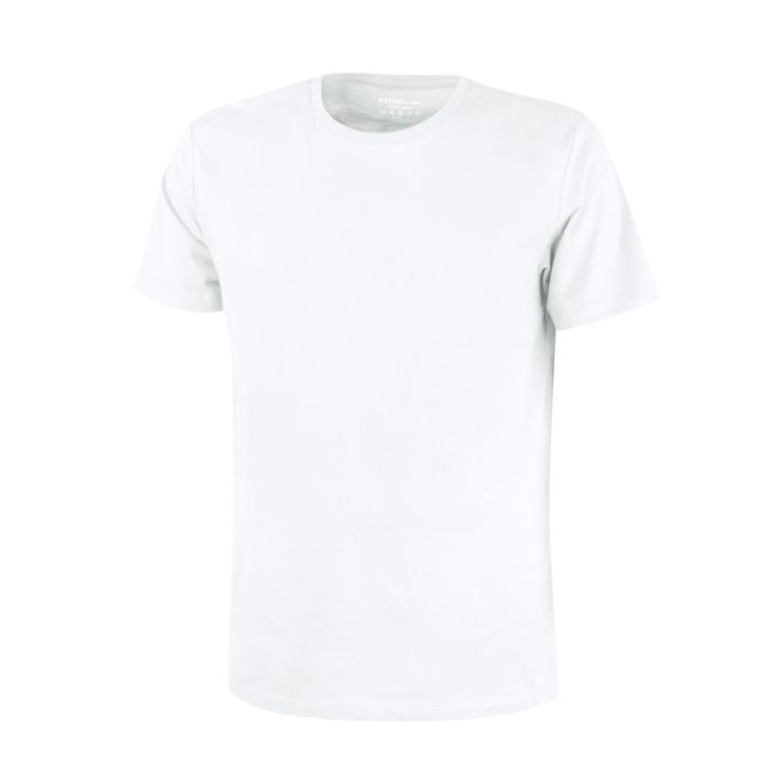 Image of Artime Herren Basic T-Shirt uni, weiss, XL bei Lehner Versand Schweiz