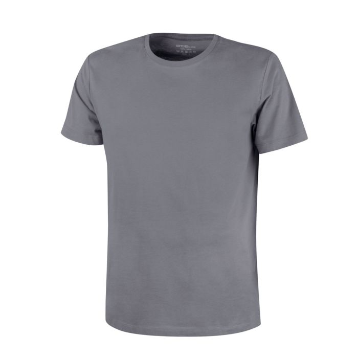 Image of Artime Herren Basic T-Shirt uni, anthrazit, XL bei Lehner Versand Schweiz