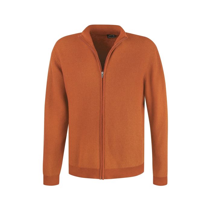 Image of Artime Cardigan in Waffelstruktur, rost bei Lehner Versand Schweiz