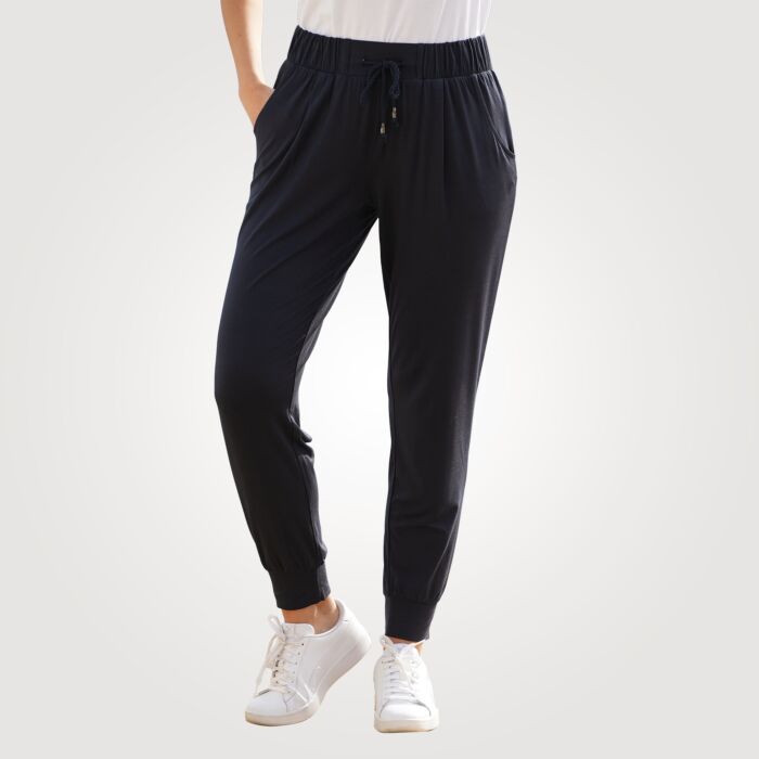 Bedruckte Jerseyhose lang