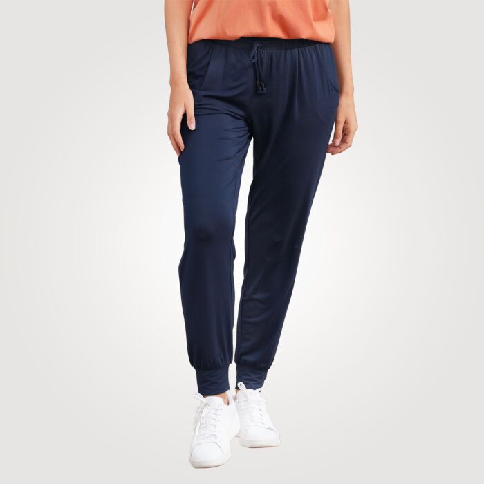 Bedruckte Jerseyhose lang