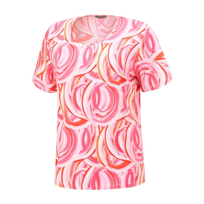 Damen-Shirt mit einem Print und Rundhalsausschnitt