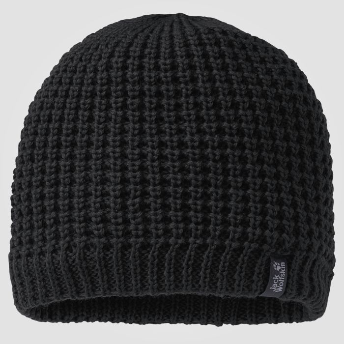 Image of Jack Wolfskin Strickmütze milton cap Damen schwarz bei Lehner Versand Schweiz
