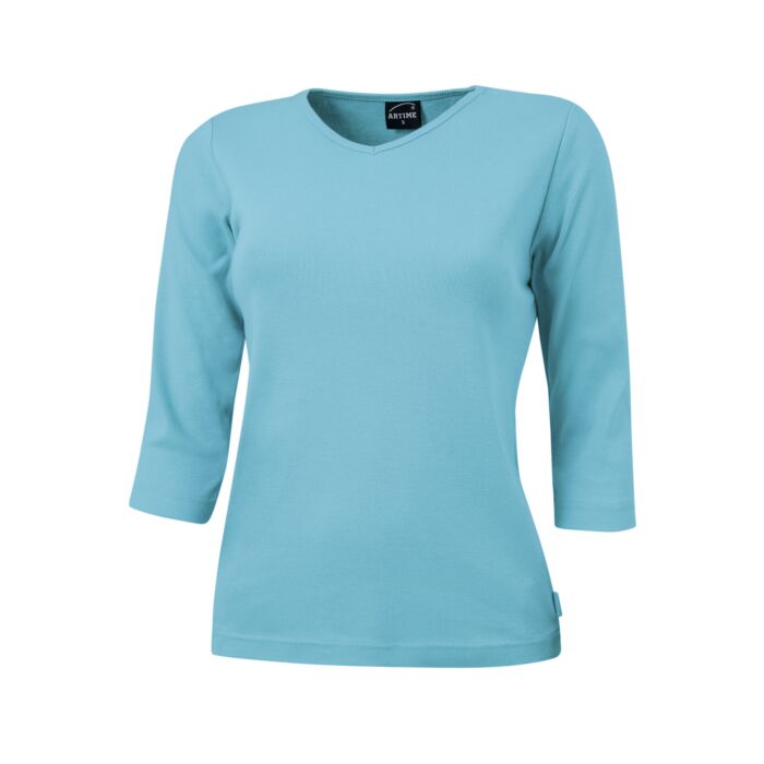 Ripp V-Neck 3/4 Arm Shirt