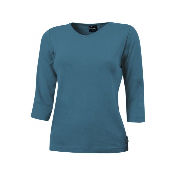 Ripp V-Neck 3/4 Arm Shirt