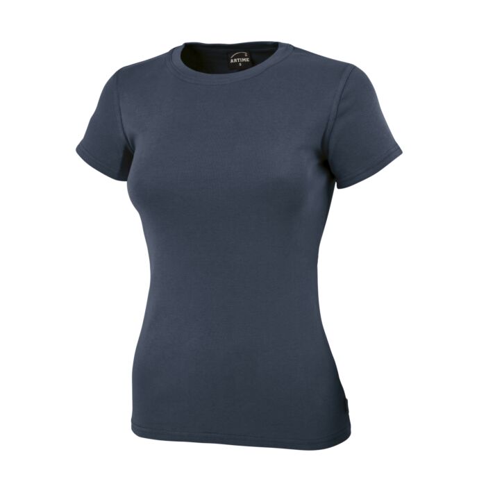 Angenehmes Rundhals Damen T-Shirt
