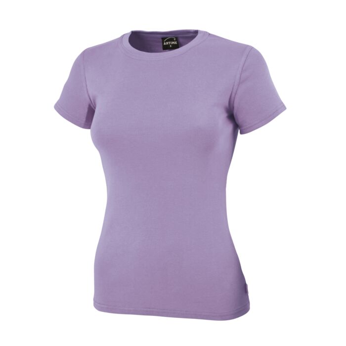 Angenehmes Rundhals Damen T-Shirt