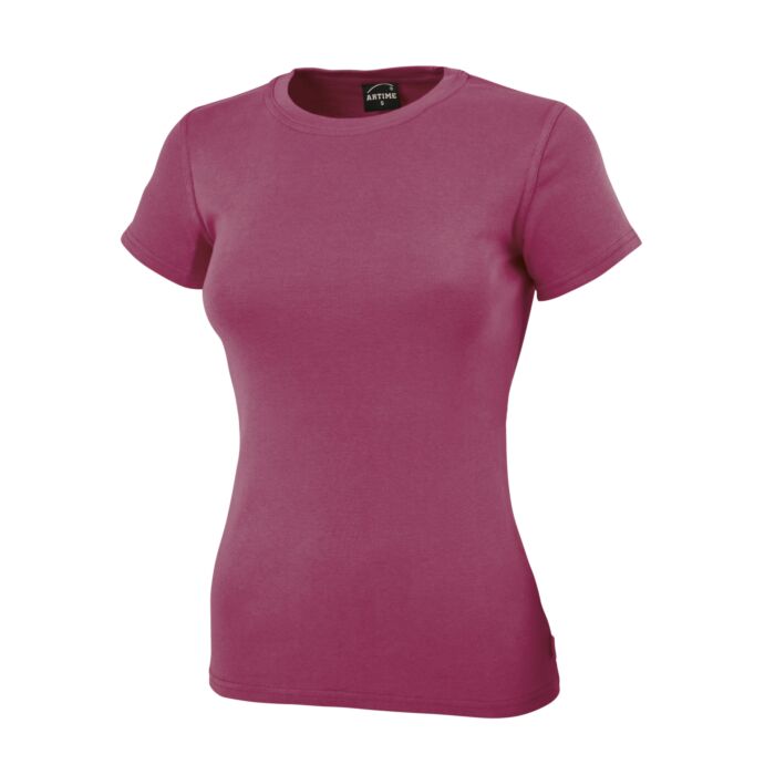 Angenehmes Rundhals Damen T-Shirt