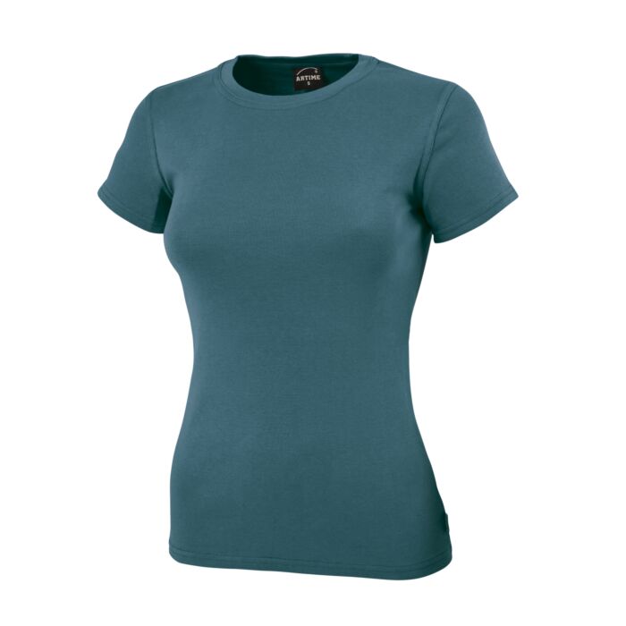 Angenehmes Rundhals Damen T-Shirt