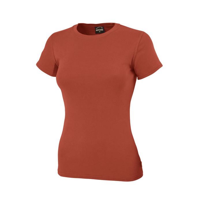 Image of Artime Angenehmes Rundhals Damen T-Shirt, rost, XL bei Lehner Versand Schweiz