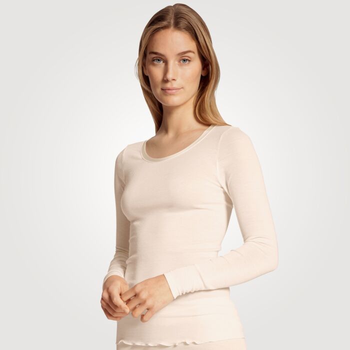Shirt Calida à longues manches pour dames