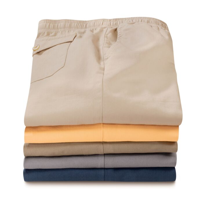 Short hommes à taille élastique