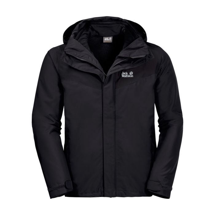Image of Jack Wolfskin Outdoorjacke Arland 3 in 1, schwarz bei Lehner Versand Schweiz