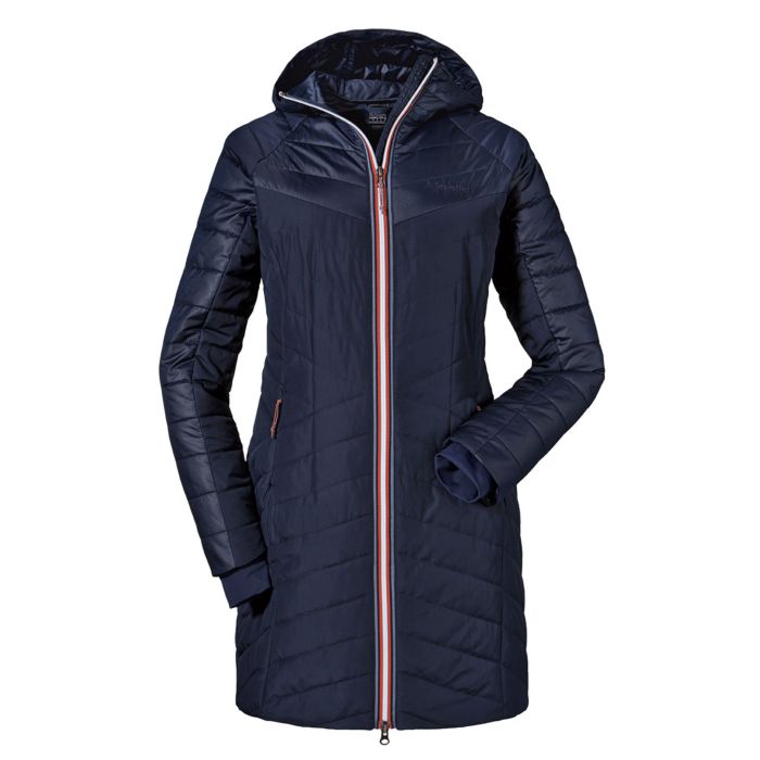 Image of Schöffel Damen Steppmantel, marine, 38 bei Lehner Versand Schweiz