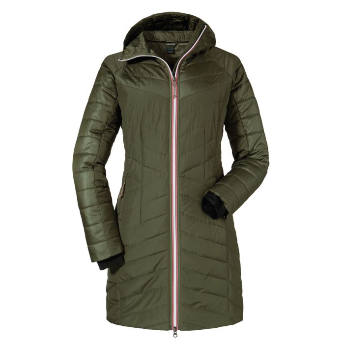 Image of Schöffel Damen Steppmantel, olive, 38 bei Lehner Versand Schweiz