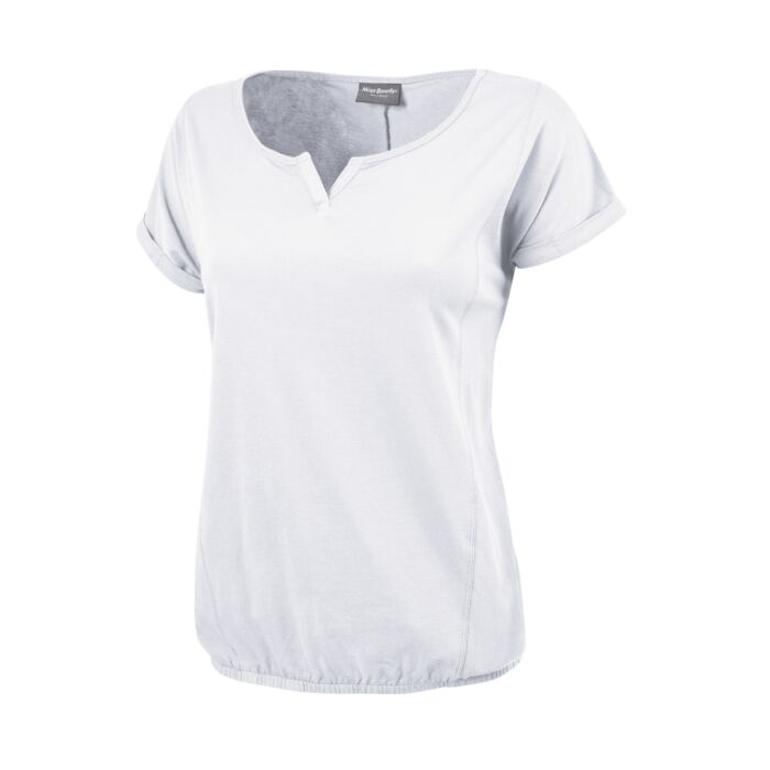 T-shirt avec ourlet élastique au bas