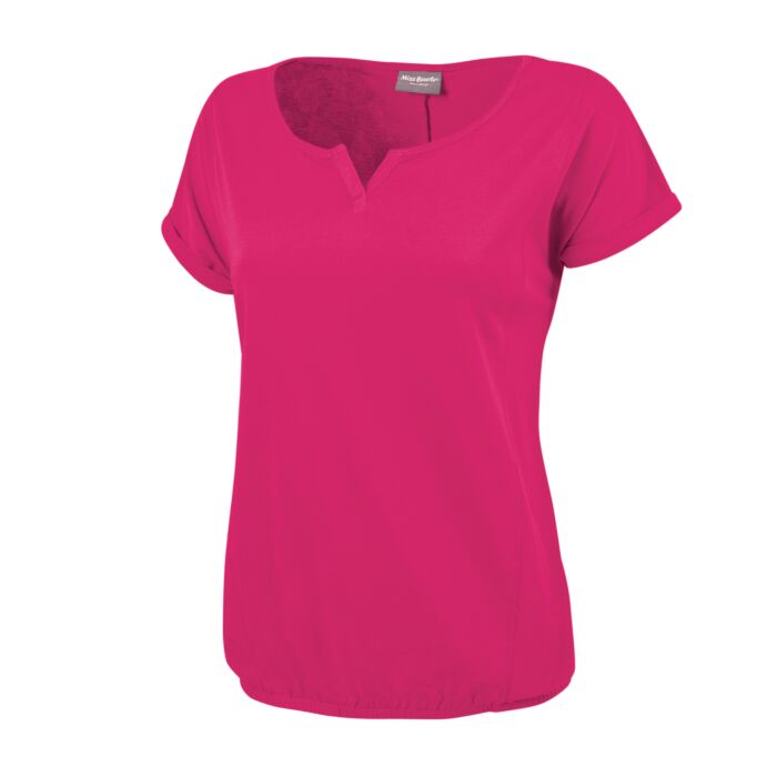 T-shirt avec ourlet élastique au bas