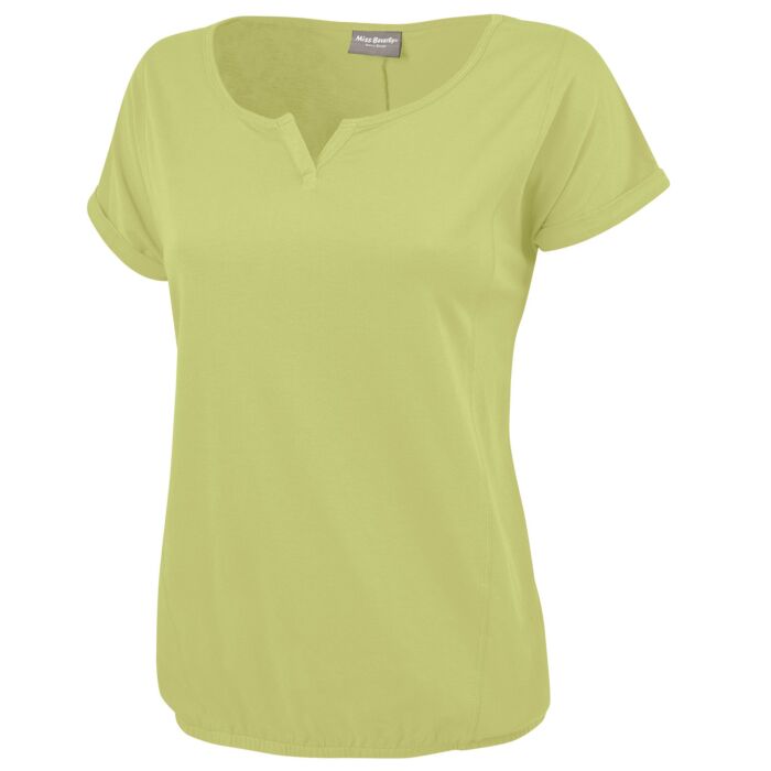 T-shirt avec ourlet élastique au bas