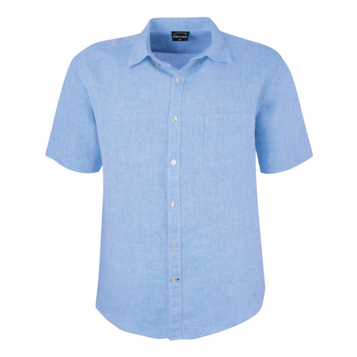 Image of Artime Sommerliches Leinen Hemd für Herren, hellblau bei Lehner Versand Schweiz