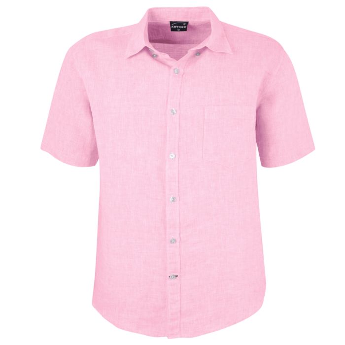 Image of Artime Sommerliches Leinen Hemd für Herren, rosa, XL bei Lehner Versand Schweiz